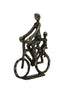 Ornament 24x6x30 cm CYCLIST antique bronze
