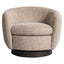 Lounge chair Colmar natural chunky swivel