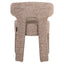 Dining chair Nerio mocca linear