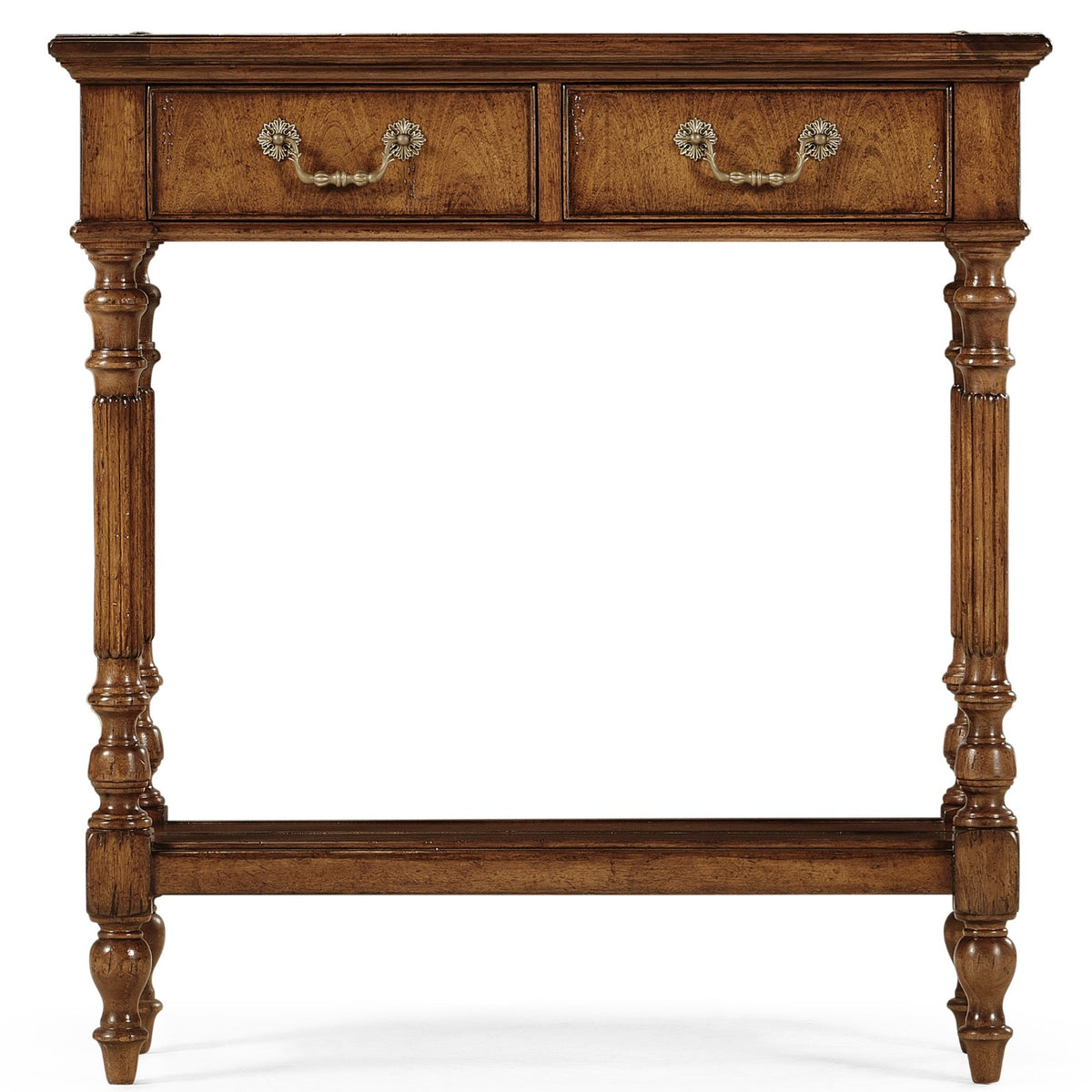 Small Narrow Walnut Console Table