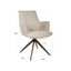 Dining chair Dakota natural chunky swivel with arm
