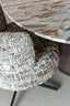 Dining chair Alexis brown omara swivel