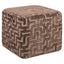 Pouffe & Footstool Ciela brown labyrinth