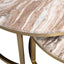Coffee table Bottega Blush beige (Set of 2)