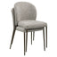Dining chair Stacker  earth tweed fire retardant (Set of 2)