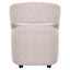 Dining chair Vixen natural linear with wheels