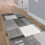 Tokyo Geo Blocks Grey Rug