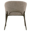 Dining chair Kenzi brown tweed 