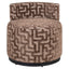 Lounge chair Franny brown labyrinth