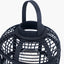 Black Bamboo and Glass Lantern Small