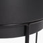 S/2 Graphite Metal Circular Planters