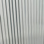 Silver Metal and Ribbed Glass Lantern Small