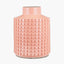 Malone Apricot Stoneware Square Design Vase
