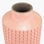 Malone Apricot Stoneware Square Design Vase