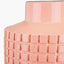 Malone Apricot Stoneware Square Design Vase