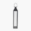 Black Stainless Steel and Glass Large Tall Lantern