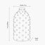 Kali Textured Dot Light Grey Stoneware Vase
