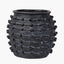 Black Bobble Fibrestone Decorative Planter Large