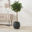 Black Bobble Fibrestone Decorative Planter Large