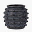 Black Bobble Fibrestone Decorative Planter