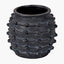 Black Bobble Fibrestone Decorative Planter