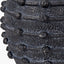 Black Bobble Fibrestone Decorative Planter