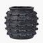 Black Bobble Fibrestone Decorative Planter