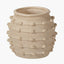Cream Bobble Fibrestone Decorative Planter
