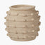 Cream Bobble Fibrestone Decorative Planter