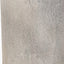 Stone Grey Metal and Clear Glass Hurricane Large