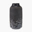 Etna Black and White Glass Vase