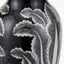 Asteria Black and White Feather Ceramic Urn Vase