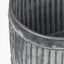 S/3 Galvanised Zinc Oval Planters