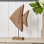 Natural Handcarved Mango Wood Altum Angelfish Ornament