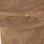 Natural Handcarved Mango Wood Bowl with Raised Base
