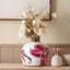 Laelia Pink Lily Ceramic Urn Vase