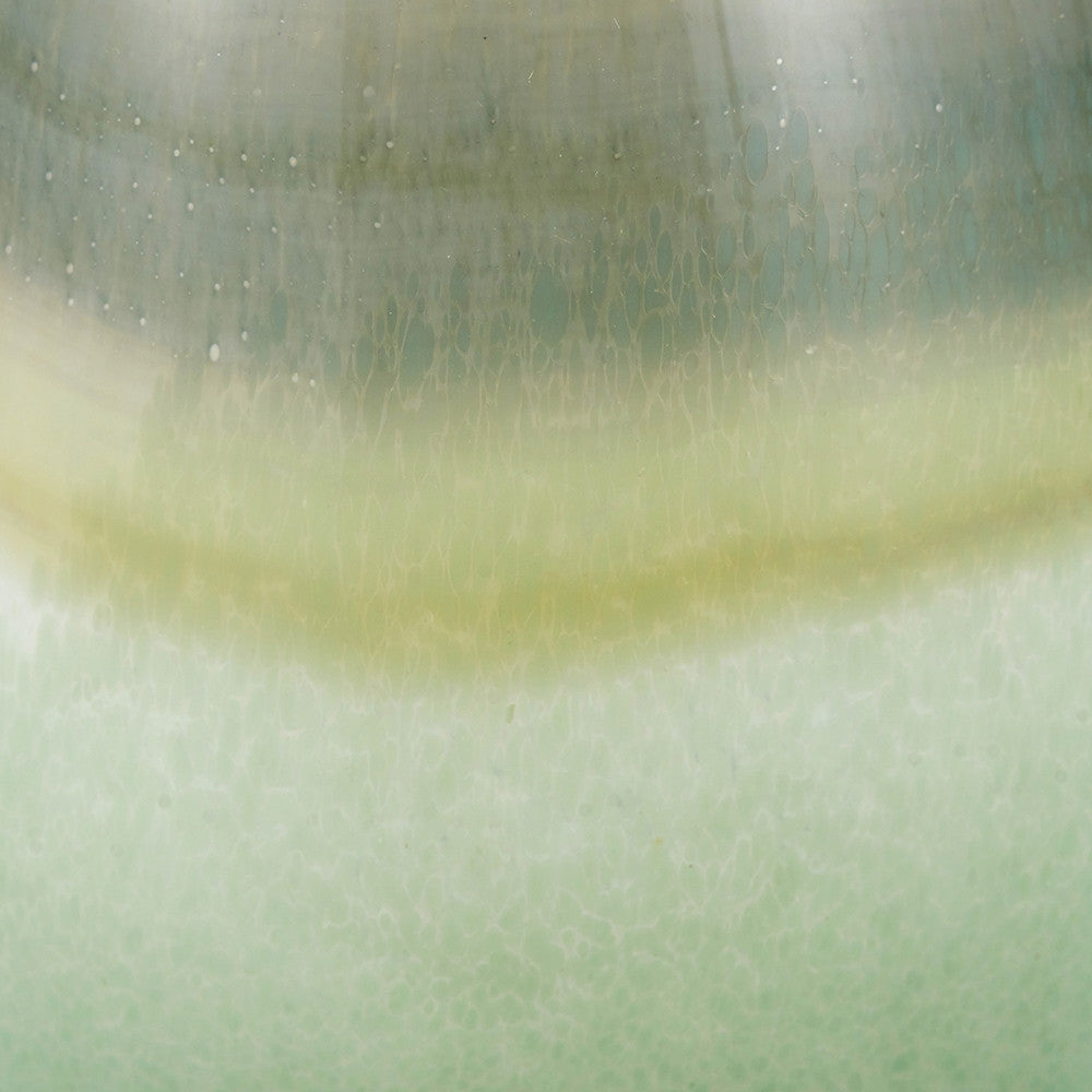 Juno Sage and Mist Ombre Glass Vase