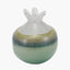 Juno Sage and Mist Ombre Glass Bud Vase