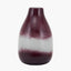 Juno Deep Plum Ombre Glass Vase