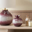 Juno Deep Plum Ombre Glass Bud Vase