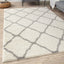 Moroccan Ivory Shaggy Rug | 700