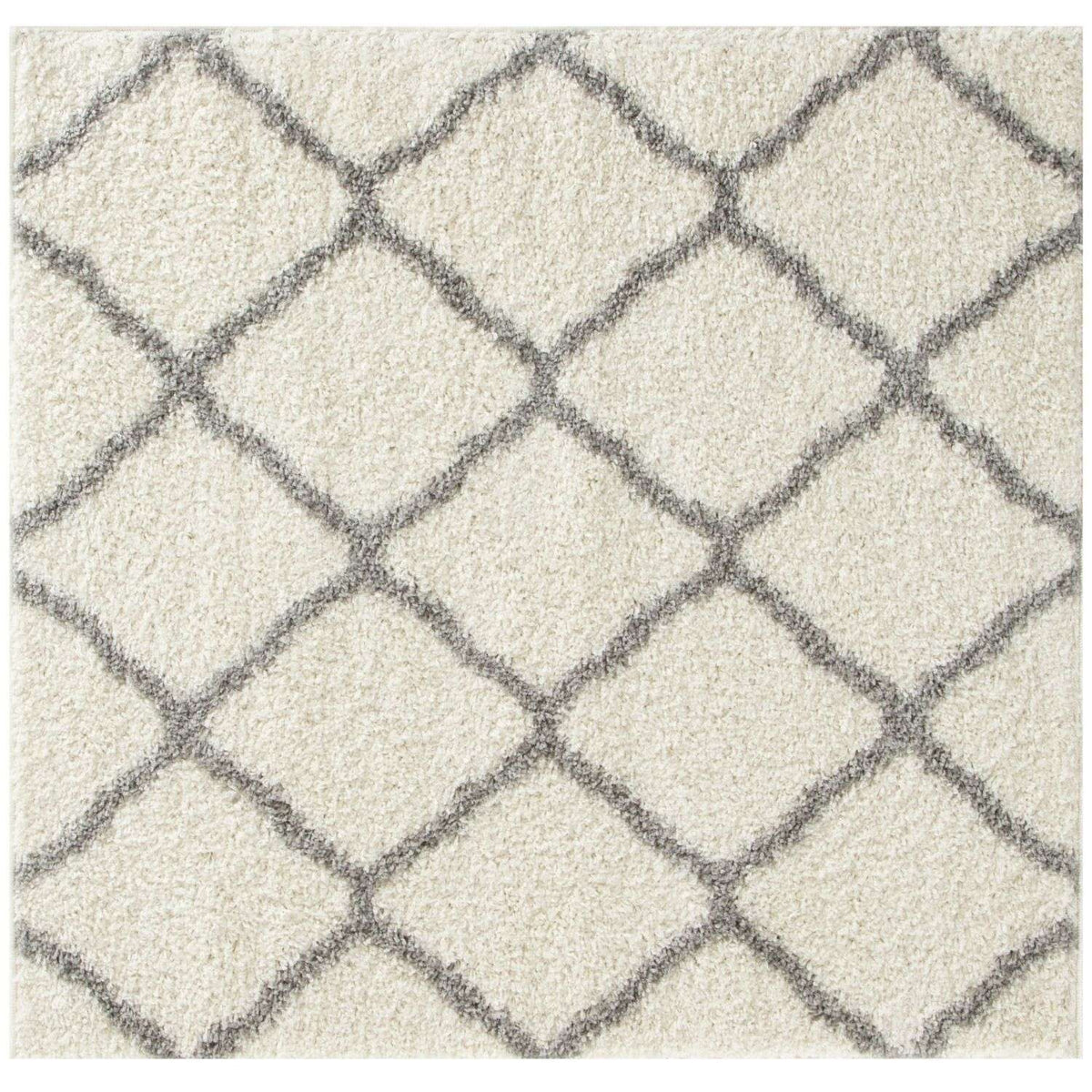 Moroccan Ivory Shaggy Rug | 700