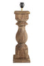 Lamp base 19x19x64 cm CADORE wood weather barn