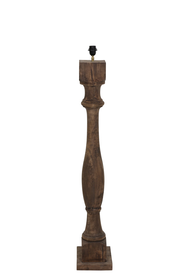 Floor lamp 23x23x125 cm ROBBIA wood dark brown