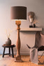 Floor lamp 23x23x125 cm ROBBIA wood dark brown