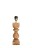 Lamp base 9x9x36 cm CUMANI wood dark brown