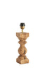 Lamp base 9x9x36 cm CUMANI wood dark brown