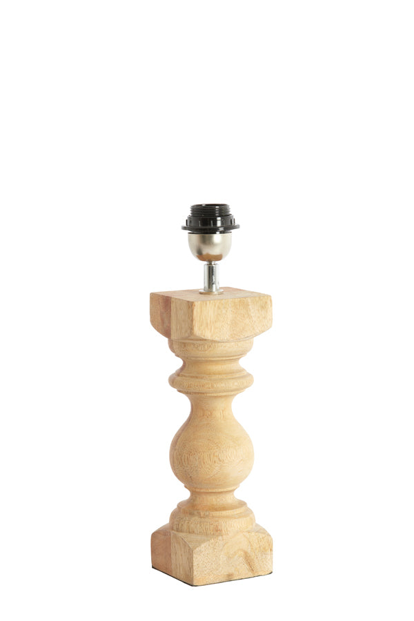 Lamp base 9x9x36 cm CUMANI wood natural