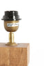 Lamp base 10x10x47 cm CUMANI wood weather barn