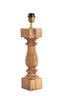 Lamp base 10x10x47 cm CUMANI wood weather barn